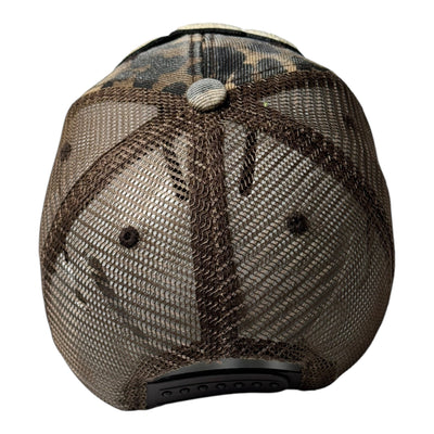 CEO Distressed Animal Print Trucker Hat