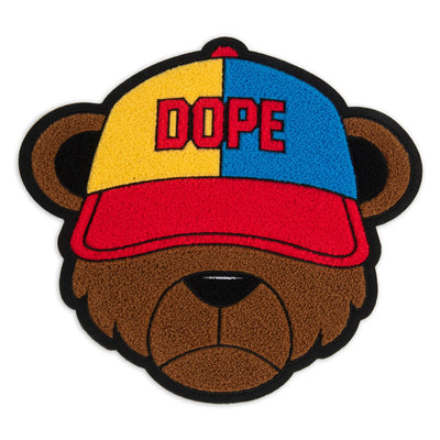 10” Chenille DOPE Bear Patch, Sew on Patch - Reanna’s Closet 2