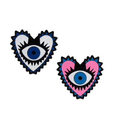 10” Chenille Evil Eye Heart Patch, Sew on Patch Reanna’s Closet 2®