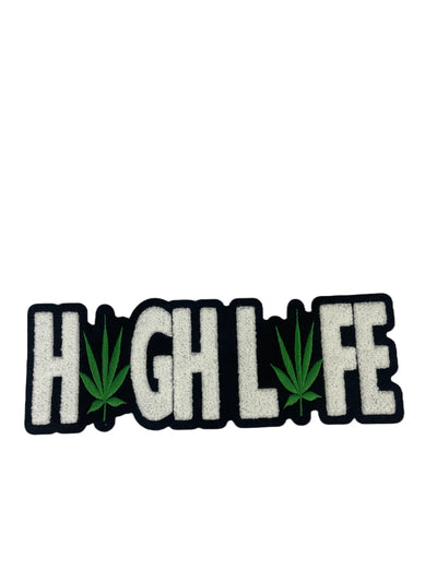 10” Chenille High Life Patch, Sew on Patch Reanna’s Closet 2®