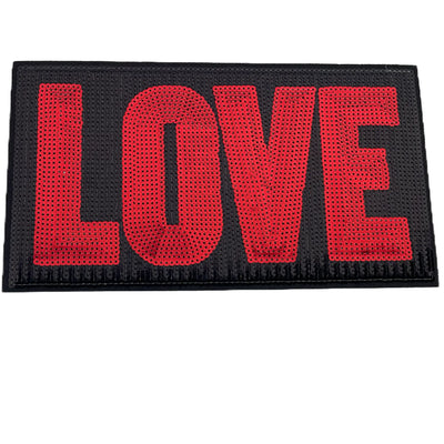 11.5” Love Patch, Sequin Iron On Patch - Reanna’s Closet 2