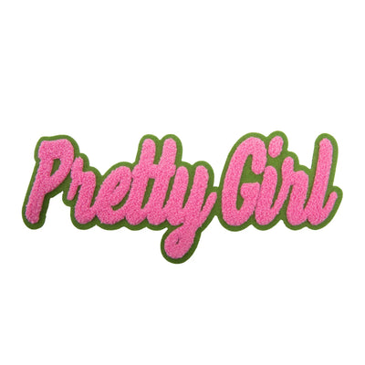 11” Chenille Pretty Girl Patch, Sew on Patch - Reanna’s Closet 2