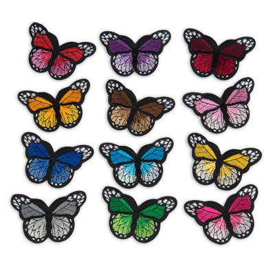 12-Piece, Monarch Butterfly Patch, Embroidered Iron on Patch - Reanna’s Closet 2