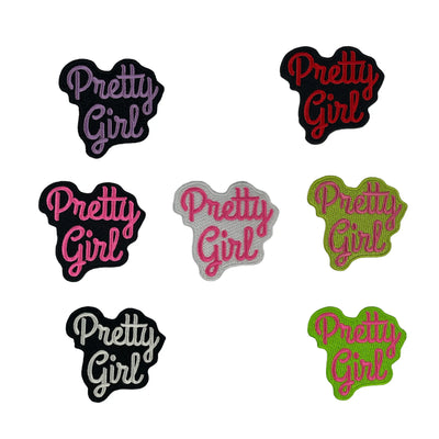 2.5” Pretty Girl Patch, Embroidered Iron On Patch Reanna’s Closet 2®