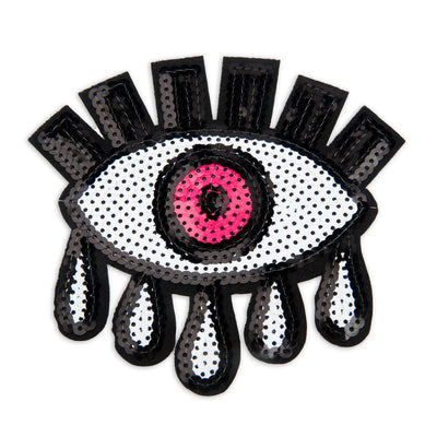 5 1/2” Evil Eye Patch, Sequin Iron On Patch - Reanna’s Closet 2