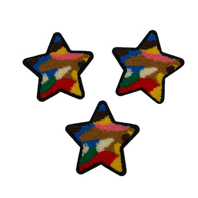 3-Piece, 3” Chenille Camo Star Patch, Sew on Patch - Reanna’s Closet 2
