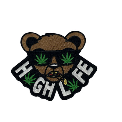 3.5” High Life Bear Patch, Embroidered Iron on Patch Reanna’s Closet 2®