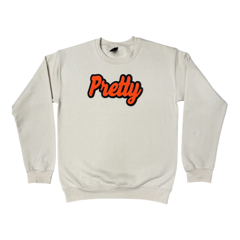 Pretty Sweatshirt (Safety Orange/Cream)