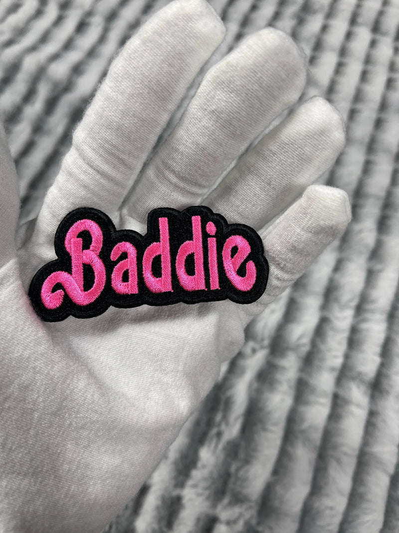3” Baddie Patch, Embroidered Iron on Patch Reanna’s Closet 2®