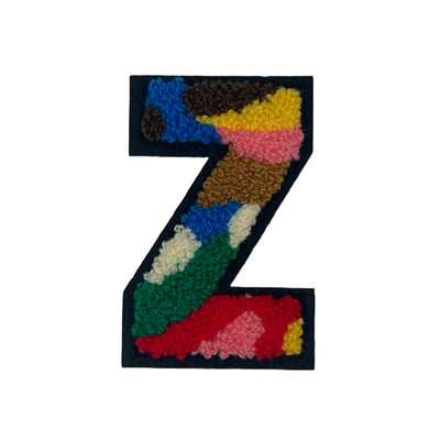 3” Chenille Camo Varsity Letter A-Z Patch, Sew on Patch - Reanna’s Closet 2