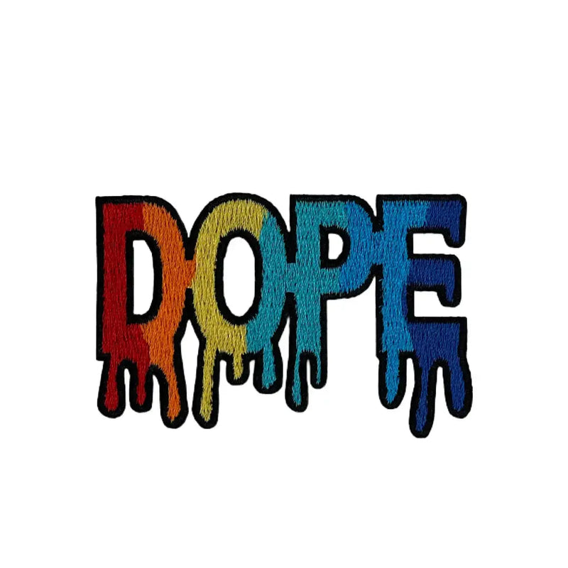 3” Dripping Dope Patch, Embroidered Iron on Patch - Reanna’s Closet 2