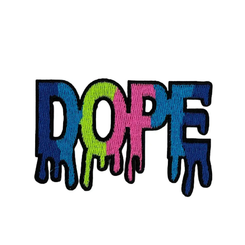 3” Dripping Dope Patch, Embroidered Iron on Patch - Reanna’s Closet 2