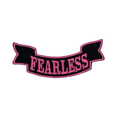 3” Fearless Patch, Embroidered Iron on Patch - Reanna’s Closet 2