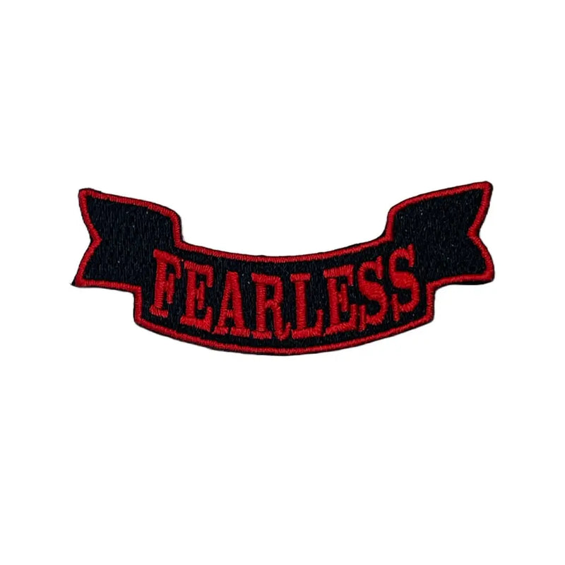 3” Fearless Patch, Embroidered Iron on Patch - Reanna’s Closet 2