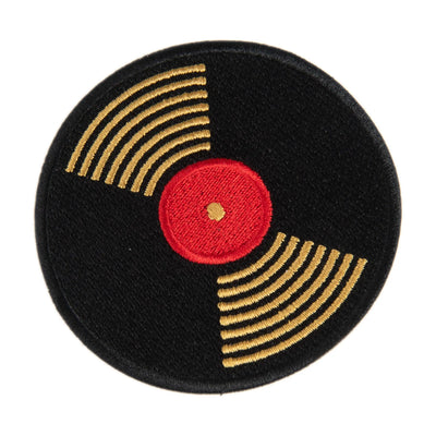 3” Record Patch, Embroidered Iron On Patch - Reanna’s Closet 2