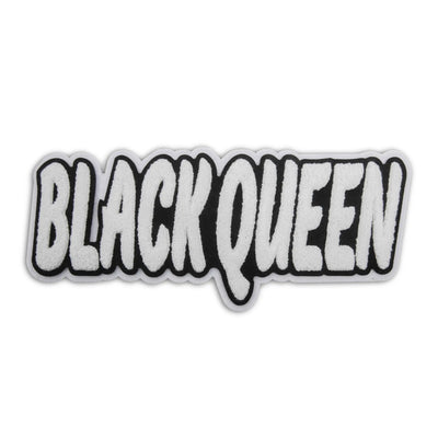 11 3/4” Chenille Black Queen Patch, Sew on Patch - Reanna’s Closet 2