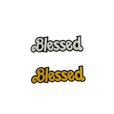 11 1/4” Chenille Blessed Patch, Sew on Patch Reanna’s Closet 2®