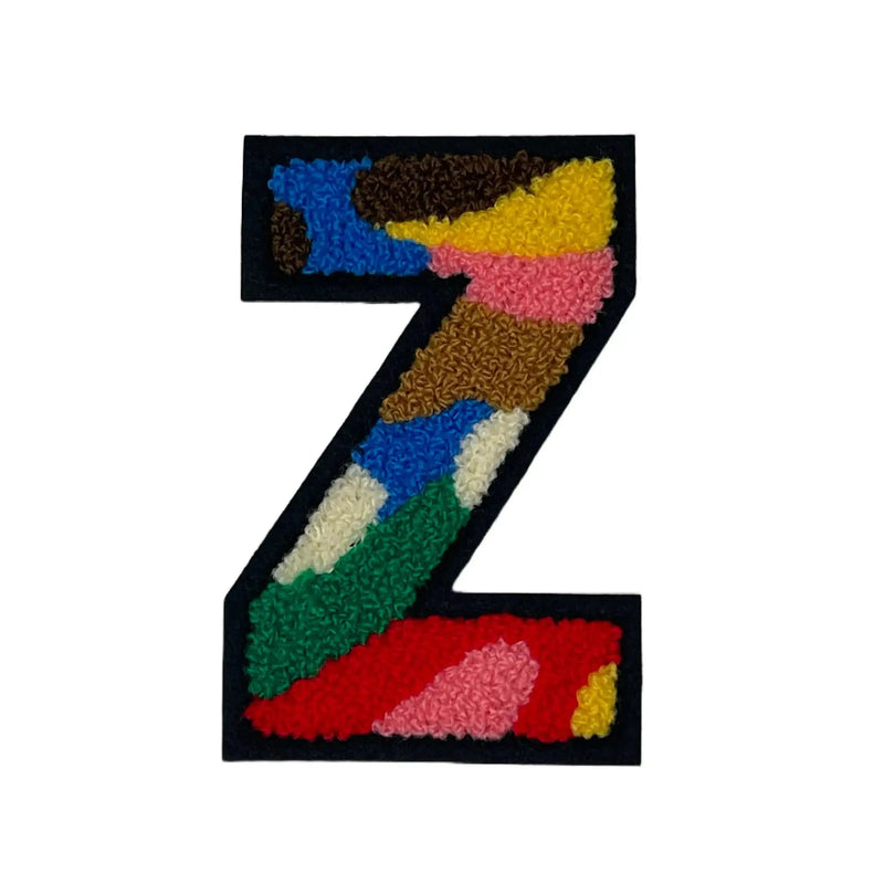 4” Chenille Camo Varsity Letter A-Z Patch, Sew on Patch - Reanna’s Closet 2