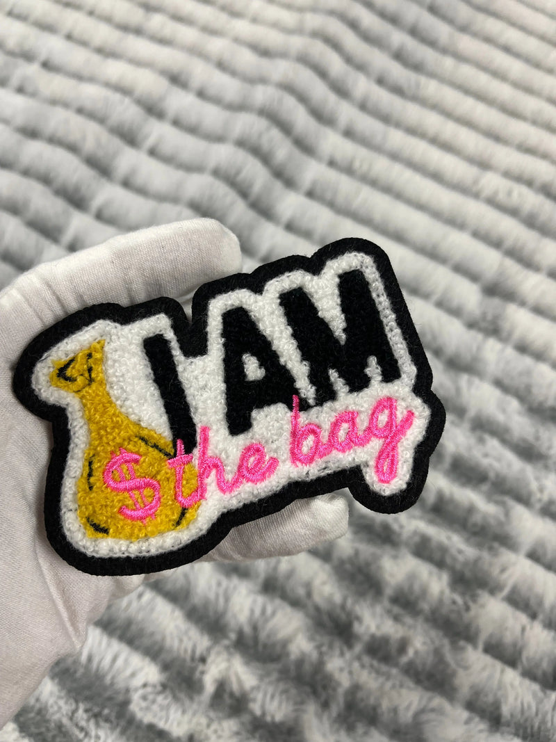 4” Chenille I AM The Bag Patch, Sew on Patch Reanna’s Closet 2®