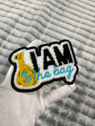 4” Chenille I AM The Bag Patch, Sew on Patch - Reanna’s Closet 2