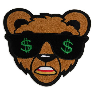 11 1/4” Chenille Money Bear Patch, Sew on Patch - Reanna’s Closet 2