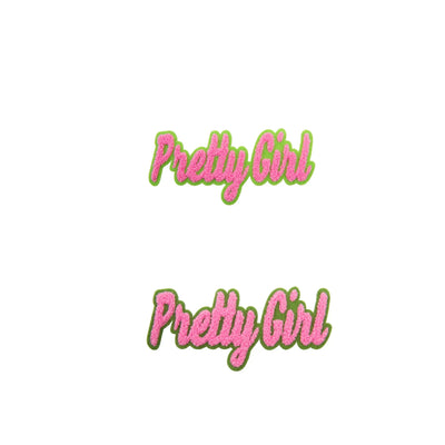 6 1/4” Chenille Pretty Girl Patch, Sew on Patch - Reanna’s Closet 2