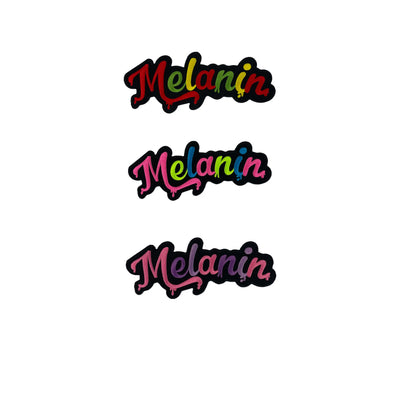 8 3/4” Dripping Melanin Patch, Embroidered Iron on Patch Reanna’s Closet 2®