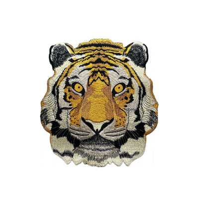 Tiger Patch, 9 3/4” Embroidered Patch, Iron on Patch - Reanna’s Closet 2