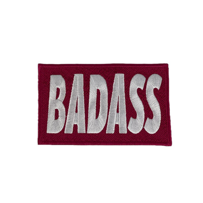 4” Fuchsia Bad Ass Patch, Embroidered Iron on Patch - Reanna’s Closet 2