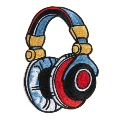4” Headphones Patch, Embroidered Iron On Patch - Reanna’s Closet 2