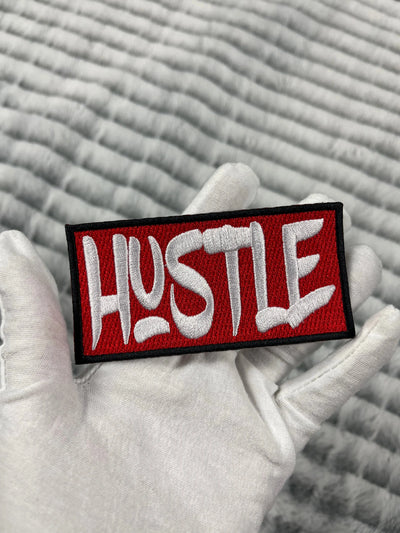 4” Hustle Patch, Embroidered Iron on Patch Reanna’s Closet 2®