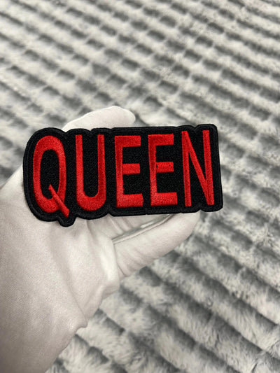 4” Queen Patch, Embroidered Iron on Patch Reanna’s Closet 2®