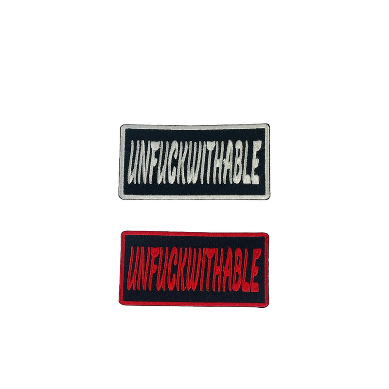 4” Unfuckwithable Patch, Embroidered Iron On Patch Reanna’s Closet 2®