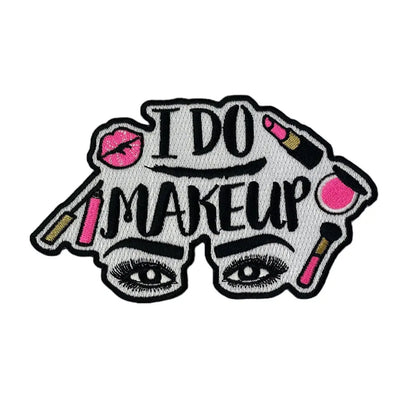 5.5” I Do Makeup Patch, Embroidered Iron on Patch - Reanna’s Closet 2