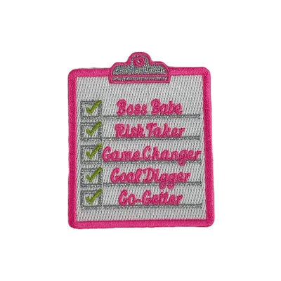 2 7/8” Checklist Patch, Embroidered Iron On Patch - Reanna’s Closet 2
