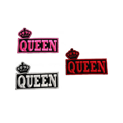 Queen Patch, 3 5/8” Embroidered Patch, Iron on Patch - Reanna’s Closet 2