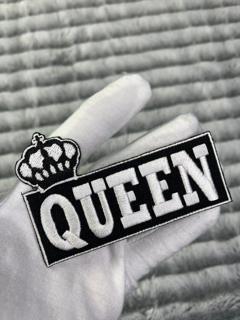 Queen Patch, 3 5/8” Embroidered Patch, Iron on Patch - Reanna’s Closet 2