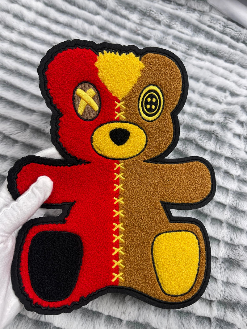 9.5” Chenille Bear Patch, Sew on Patch Reanna’s Closet 2®