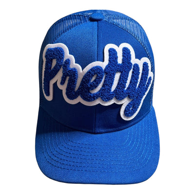 Pretty Trucker Hat (Royal Blue/White)