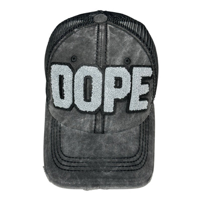 Dope Trucker Hat (Grey)