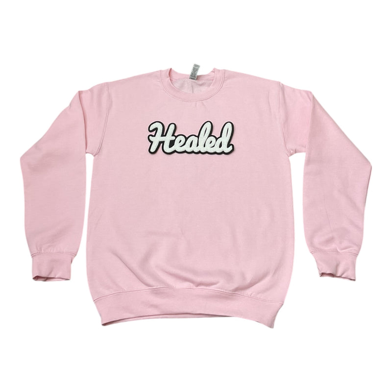 Healed Sweatshirt (Light Pink) Size Medium