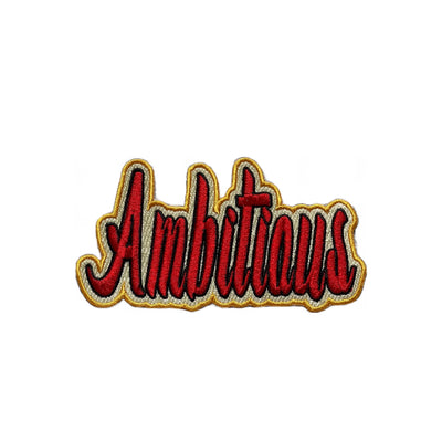 Ambitious Patch, 5” Embroidered Patch, Iron on Patch - Reanna’s Closet 2