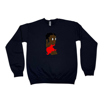 Betty Sweatshirt Black/Red