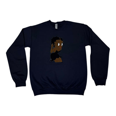 Betty Sweatshirt (Dark Brown/Black)