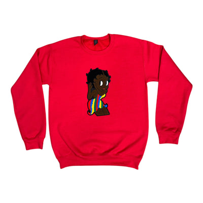 Betty Sweatshirt Red/Multi