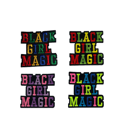 Black Girl Magic Patch, 3” Embroidered Patch, Iron On Patch - Reanna’s Closet 2
