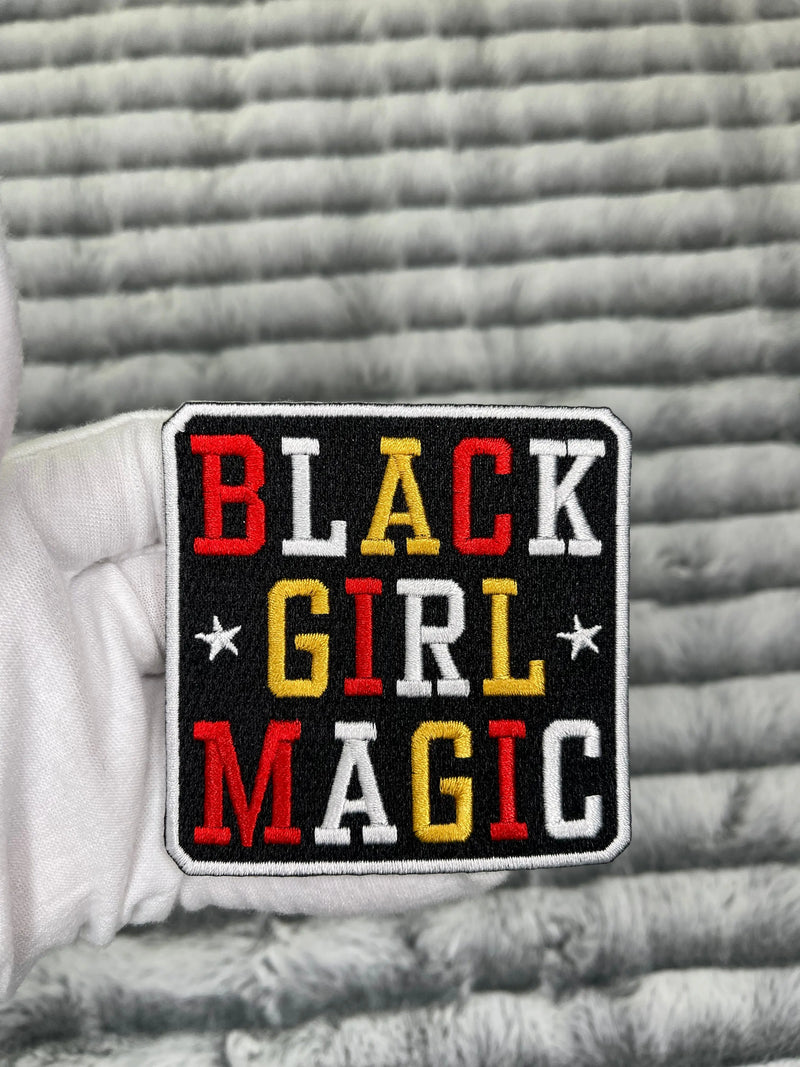 Black Girl Magic Patch, 3” Embroidered Patch, Iron On Patch - Reanna’s Closet 2