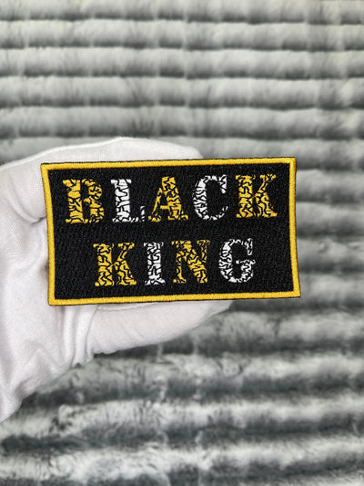 Black King Patch, 3.5” Embroidered Patch, Iron on Patch - Reanna’s Closet 2