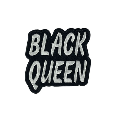 Black Queen Patch, 3” Embroidered Iron On Patch - Reanna’s Closet 2