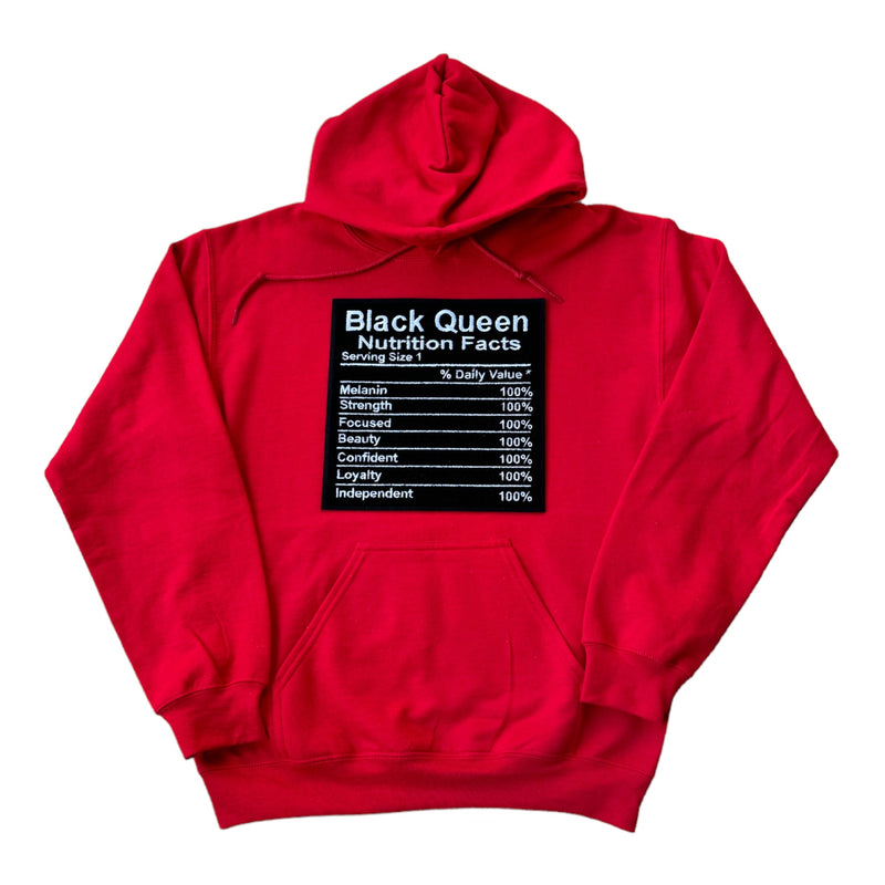 Black Queen Nutrition Facts Hoodie